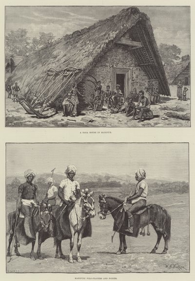 Croquis de Manipur - Walter Paget